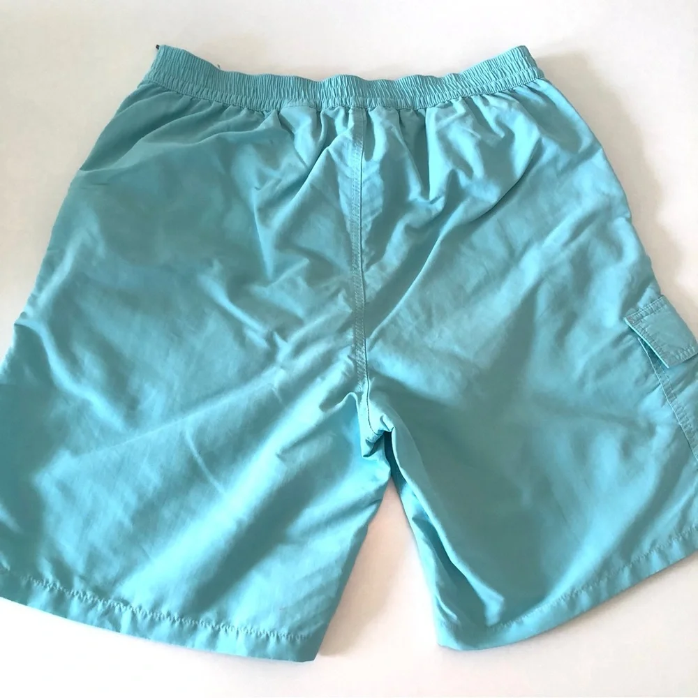Polo Ralph Lauren Kailua Swim Shorts Men Medium Aqua Blue Mesh Lined Trunks